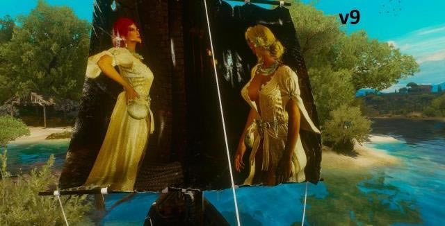 巫师3换旗MOD_巫师3 小船变大换旗子MOD 绿色版-开心电玩
