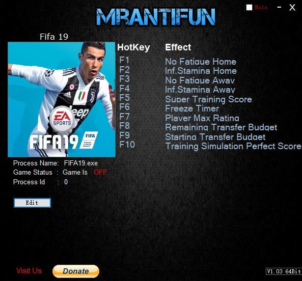 FIFA19޸_FIFA19ʮ޸ v2019.01.28 MrAntiFun-