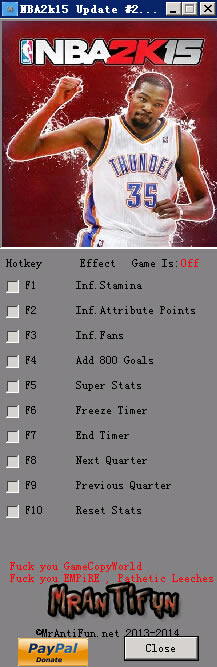 NBA2K15޸_NBA2K15ʮ޸ v2.0.1 MrAntiFun-