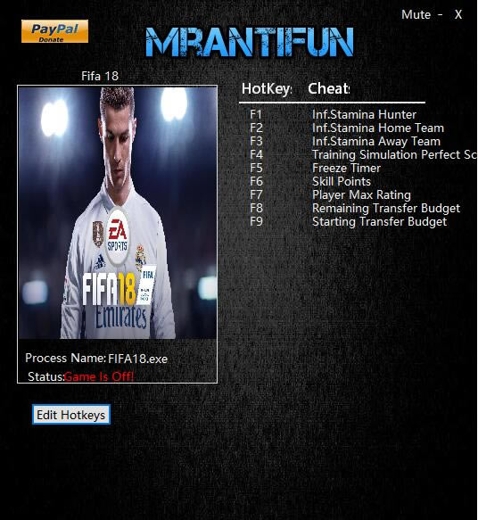 FIFA 18޸_FIFA 18޸ V10.01 MrAntiFun-ĵ