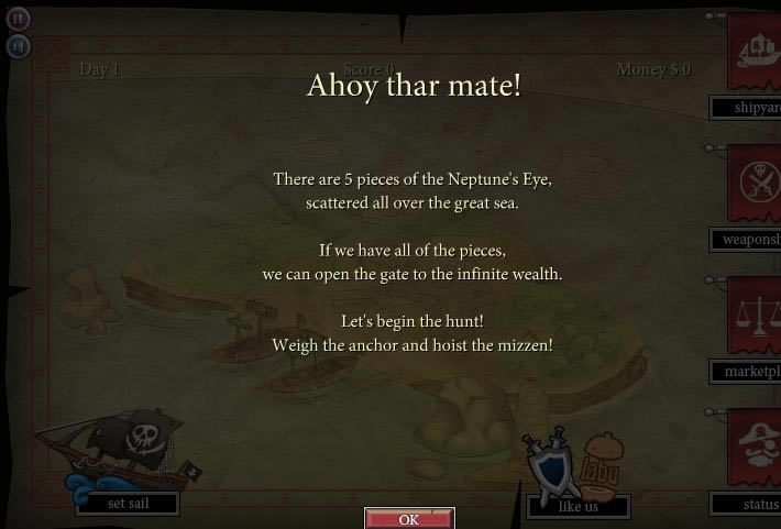 ݺ(Pirateers)Ϸվ