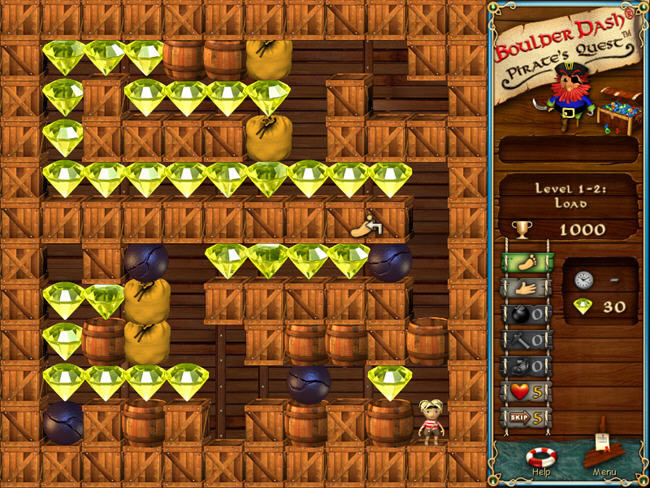 ������ʯ��������Ϸ-�ܵ�Ѱ��֮�����ж�����(Boulder Dash: Pirates Quest)��ɫӲ�̰�