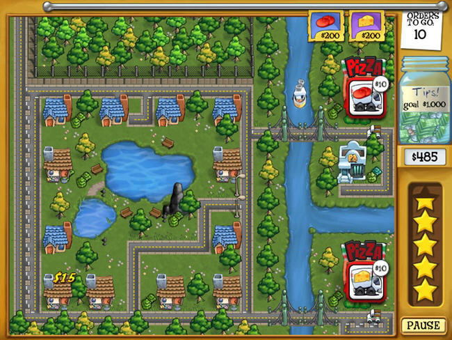 ���������ݵ���Ϸ-�����������(PizzaFrenzy)��ɫ�ƽ��