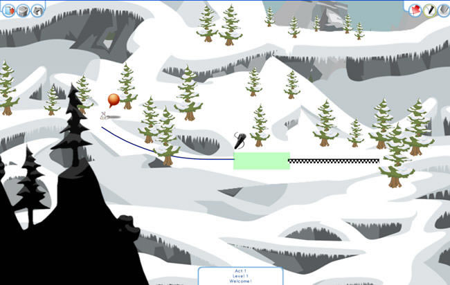 ���ǵ�������Ϸ-������ѩ1������ʽ����(Line Rider Freestyle)Ӣ��Ӳ�̰�